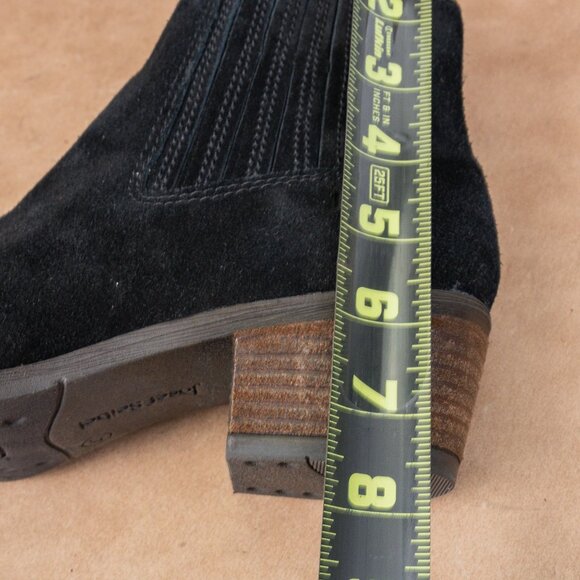 Josef Seibel Wmn Daphne Black Suede Western Chelsea Ankle Boots 10-10.5US EUR41 - Picture 6 of 8